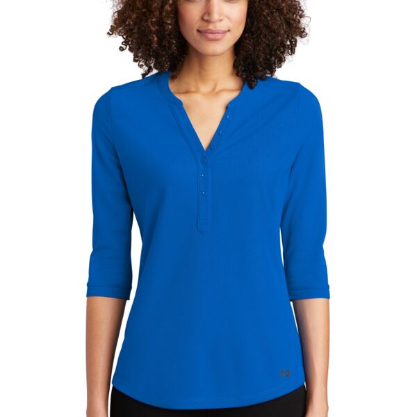 Women's OGIO® Jewel Henley Thumbnail